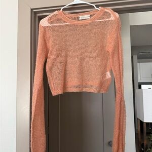 Urban Outfitters Peach Knit Sweater